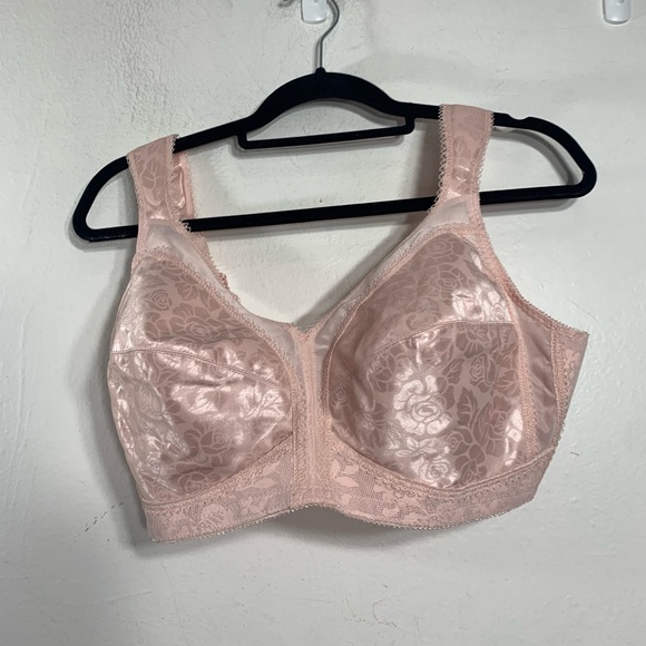 Playtex Ultimate Shoulder Comfort Bra Pink 42C New - Picture 3 of 6